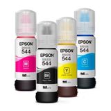 Refil De Tinta Epson Ecotank T544520-4p - 4 Unidades
