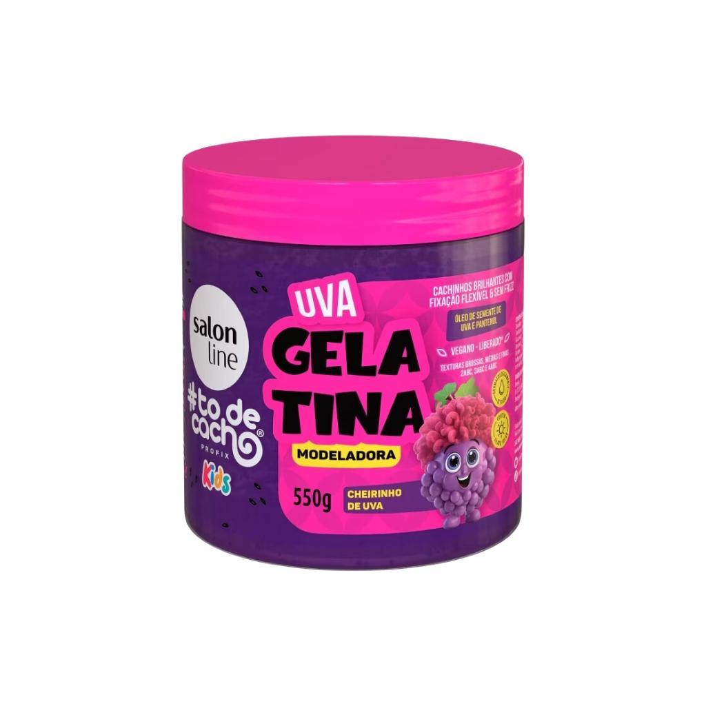 Gelatina Capilar Salon Line 550g Todecacho Kids Uva