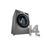 Lava E Seca Smart Lg Vc2 14kg Inox Look Com Inteligência Artificial Ai Dd Cv9014pc2110v