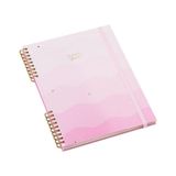 Planner Financeiro Permanente Espiral Capa Dura Brw Rosa