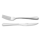 Jogo Garfo Faca Inox 12 Peças Bar/restaurante Bufffet