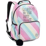 Mochila Escolar Passeio Infantil Juvenil Feminina Rainbow