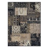 Tapete Sala Renaissance Aveiro Bege Azul 150x200cm Patchwork