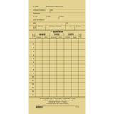 Cartão De Ponto Mensal Palha 86x180 Mm 100un - Sd Inovações