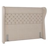 Cabeceira Cama Box Casal Queen 160cm Trinidad P02 Linho Bege Cru Mpozenato