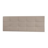 Cabeceira Painel Queen 1,60m Roma Corano - Pallazio Cor Bege