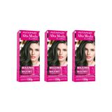 Coloraçao Alta Moda 6.1 Louro Escuro Cinza 150g-kit C/3un
