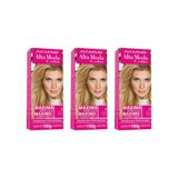Coloraçao Alta Moda 8.0 Louro Claro 150g-kit C/3un