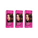 Coloraçao Alta Moda 6.7 Cast Luminoso Claro 150g-kit C/3un