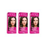 Coloraçao Alta Moda 6.0 Louro Escuro 150g-kit C/3un