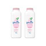 Talco Johnsons Baby Protetor Tradicional 100g - Kit Com 2un