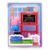 Peppa Pig Com Acessórios George Na Escola - Sunny