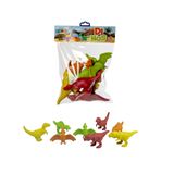 Kit Brinquedo Dino Infantil Dinossauro Colorido Crianças