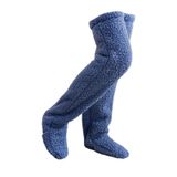 Aquecedores De Pernas De Pelúcia Long Winter Costume Foot Wrap Boot Cuffs