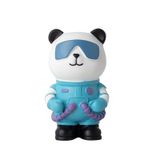 Estatueta De Astronauta Panda Para Decoração De Bolo Para Quarto