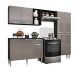 Cozinha Compacta C/ 2 Leds 3 Pçs Pequim Multimóveis V3412