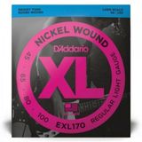 Encordoamento Para Contrabaixo D Addario Exl170 Aço 0.45