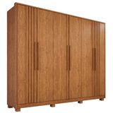 Guarda Roupa Mdf 6 Portas 6 Gavetas 8 Pés Cinamomo