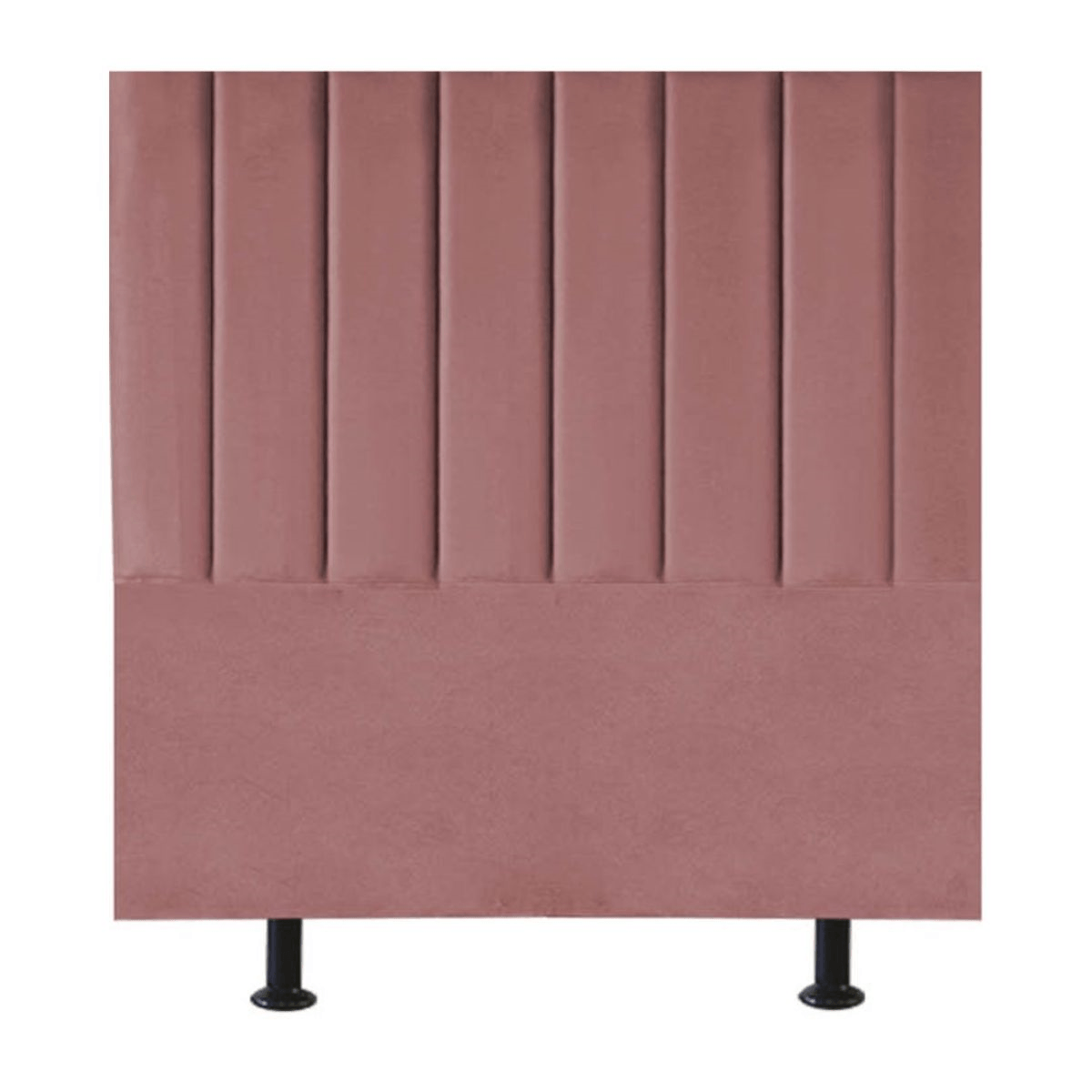 Cabeceira Estofada Cama Box Solteiro 90 Cm Paolla Suede