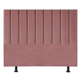 Cabeceira Estofada Cama Casal Queen 160 Cm Paolla Veludo