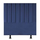 Cabeceira De Cama Solteiro Box 100 Cm Paolla Suede