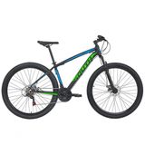 Bicicleta South Aro 29 Shimano 24 Marchas Preto Azul Verde