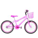 Bicicleta Infantil Feminina Aro 20 Aero Rosa E Pink