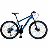 Bicicleta Aro 29 Cripto 18v Absolute Hidráulica Trava E K7 - 19&quot; Azul Hunter-preto