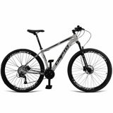 Bicicleta Aro 29 Cripto 18v Absolute Hidráulica Trava E K7 - Prata-preto - 19&quot; Prata-preto