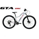 Bicicleta Aro 29 Absolute Hera Kit 2x9 Gta Sunrun Freio Disco K7 11/36 Pedivela 24/38d Garfo Trava - Branco Tam.15