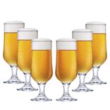 Conjunto 6 Taças Cerveja Vidro 350ml Eden Class Home