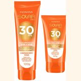 Kit Protetor Solar Facial E Corporal Fator 30 Proteção Solar