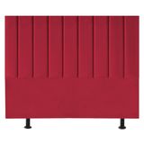 Cabeceira Estofada Cama Casal Queen Size 160 Cm Marina Suede