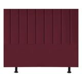 Cabeceira Estofada Cama Casal Queen Size 160 Cm Marina Suede