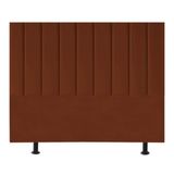 Cabeceira Estofada Cama Casal Queen 160 Cm Marina Veludo