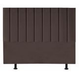 Cabeceira Estofada Cama Casal Queen Size 160 Cm Marina Suede