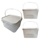 Balde Para Feijoada Transparente 2.4l 03 - Pçs