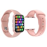 Kit 1 Smartwatch Iwo9 Lite Rosa + 1 Pulseira Extra Rosa