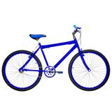 Bicicleta Masculina Aro 26 Mtb Alumínio Colorido Cor Azul