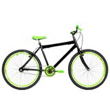 Bicicleta Masculina Aro 26 Mtb Aero Cor Preta E Verde