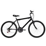 Bicicleta Masculina Aro 26 Mtb Alumínio Colorido 18 Marchas Cor Preta