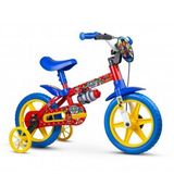 Bicicleta Patrulha Canina Aro 12 Infantil Rodinha Aprender