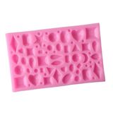 Bolo De Fondant De Silicone Ferramentas De Molde Para Decoração De Artesanato De Açúcar