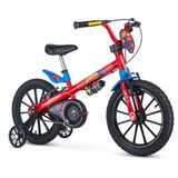 Bicicleta Infantil Com Rodinhas Aro 16 Spiderman Nathor