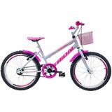 Bicicleta Aro 20 Feminina Infantil Tridal - Branco