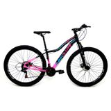 Bicicleta Absolute Hera Aro 29 Quadro 15 Alumínio Preto E Rosa 21v .