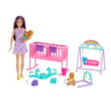 Barbie Skipper Babá Cuidado Com Gêmeos - Mattel