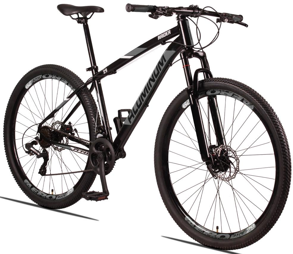 Bicicleta Raider Aluminum T15 Aro 29 Susp. Dianteira 24 Marchas - Grafite