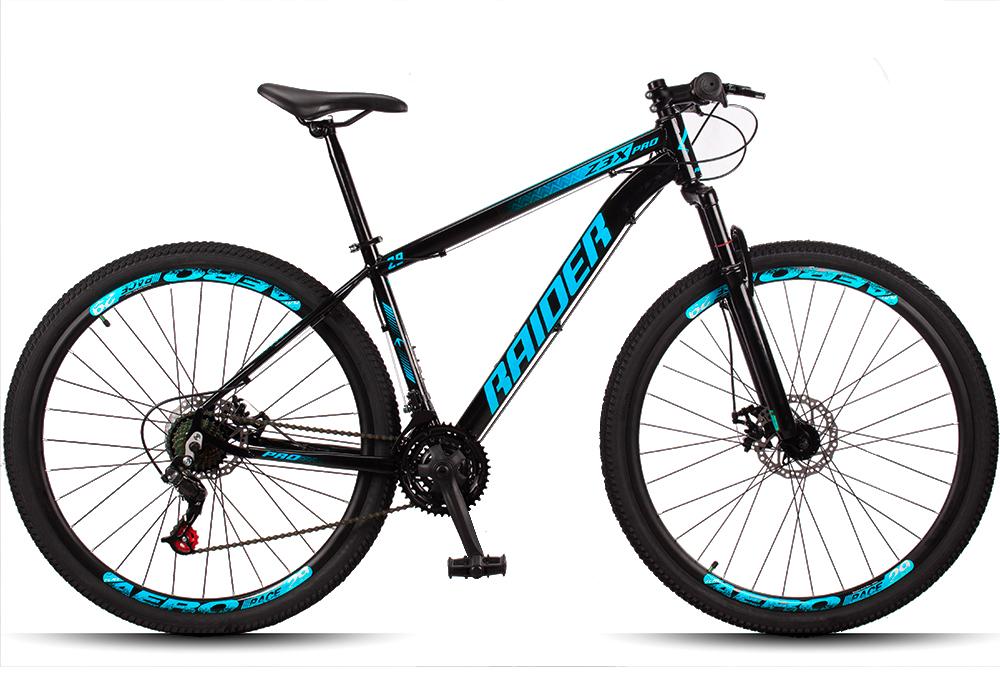 Bicicleta Raider Aluminum T15 Aro 29 Susp. Dianteira 21 Marchas - Azul