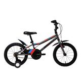 Bicicleta Infantil Groove Ragga Aro 16 Grafite/azul/vermelho